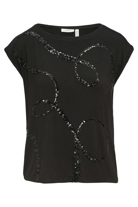 S.OLIVER T-SHIRTS GREY/BLACK 4