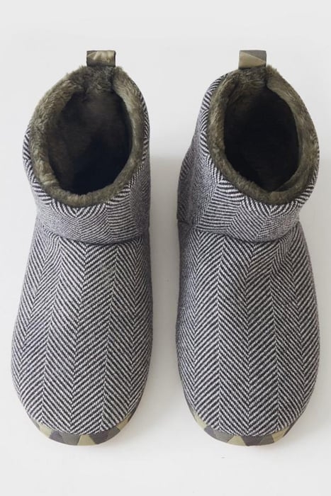 RAY HERRINGBONE BOOTIE GREEN MULTI 3