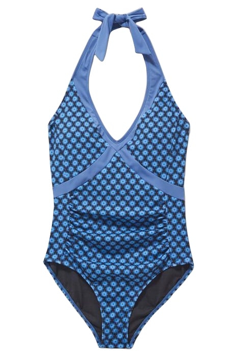 VALLEY HALTER SWIMSUIT BLUE MULTI 2