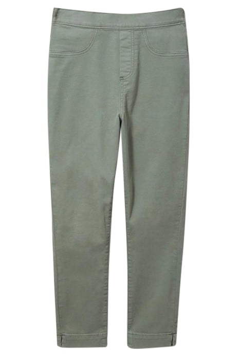 JANEY CROP JEGGING LIGHT GREEN 2