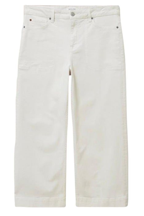 TIA WIDE LEG CROPPED JEAN LIGHT NATURAL 2