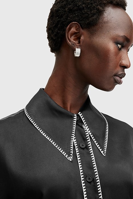 CHARLI STITCH SHIRT BLACK 6