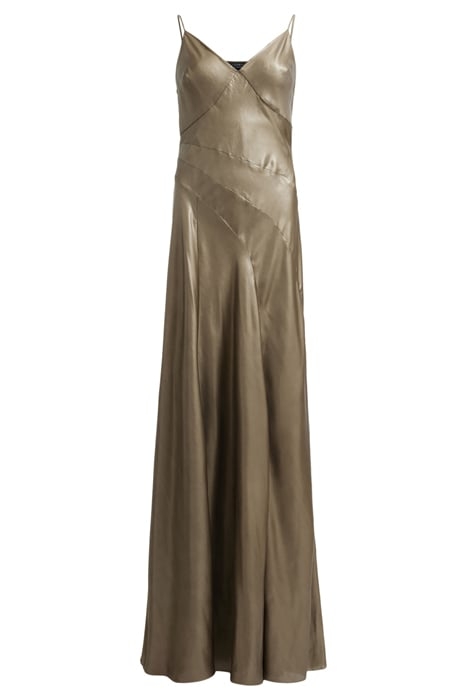 LILI MAXI DRESS METALLIC GOLD 3