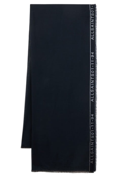 LUREX SELVEDGE SCARF BLACK/GUNMETAL 3