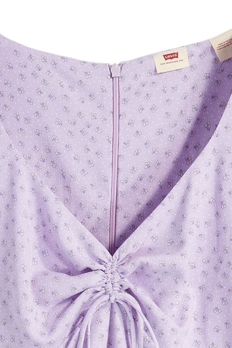 SKYLAR FLUTTER SLV DRESS JANE FLORAL PUR 7