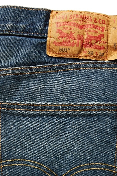 501 LEVIS ORIGINAL CYAN 5