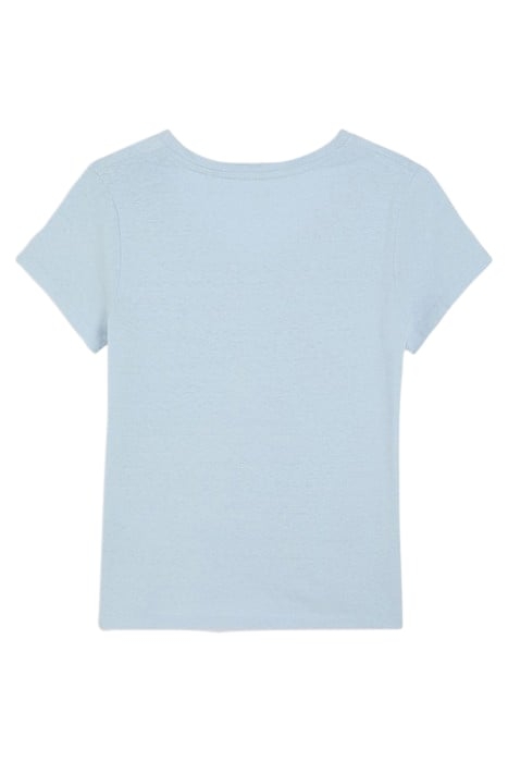 PERFECT SLUB VNECK NIAGARA MIST SLUB 4