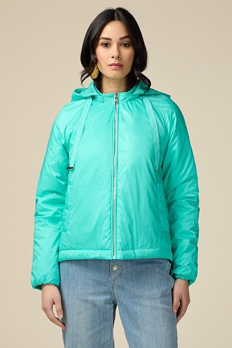 ECO-FRIENDLY LIGHTWEIGHT DOWN JACKET GREEN 1