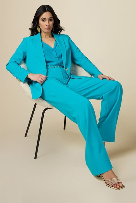 TECHNICAL FABRIC BLAZER BLUE 4