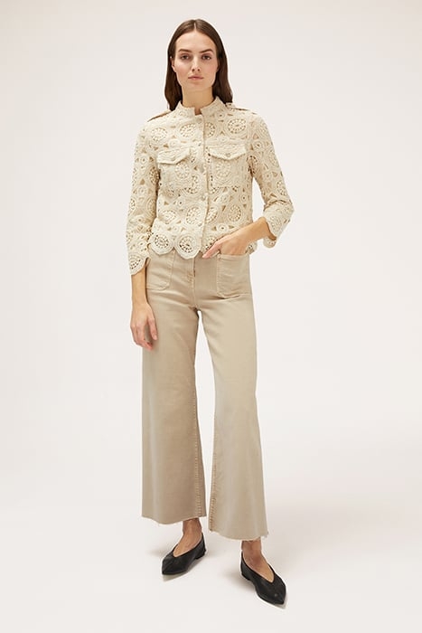 LIGHT CROCHET JACKET WHITE 3