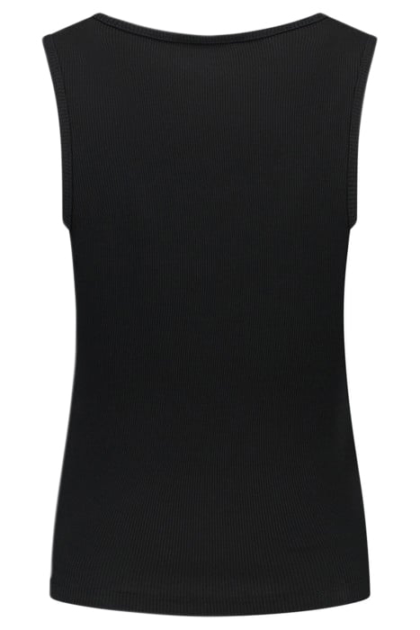 RIB SINGLET BLACK 2
