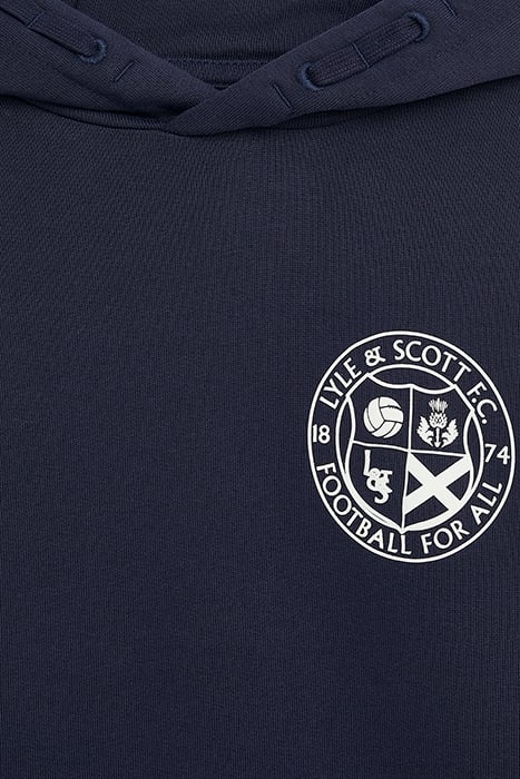 FOOTBALL LOGO HOODIE NAVY 2