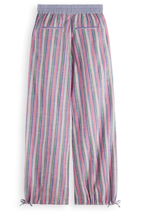 MULTICOLOUR LUREX STRIPE PULL-ON BEACH PANT BEACH STRIPE 5