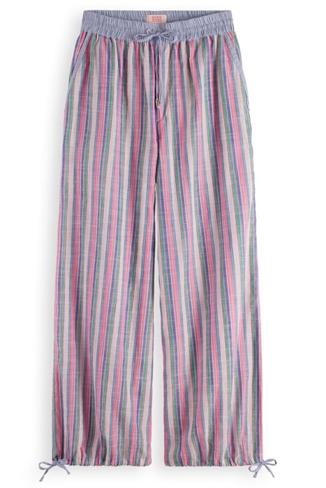 MULTICOLOUR LUREX STRIPE PULL-ON BEACH PANT BEACH STRIPE 4