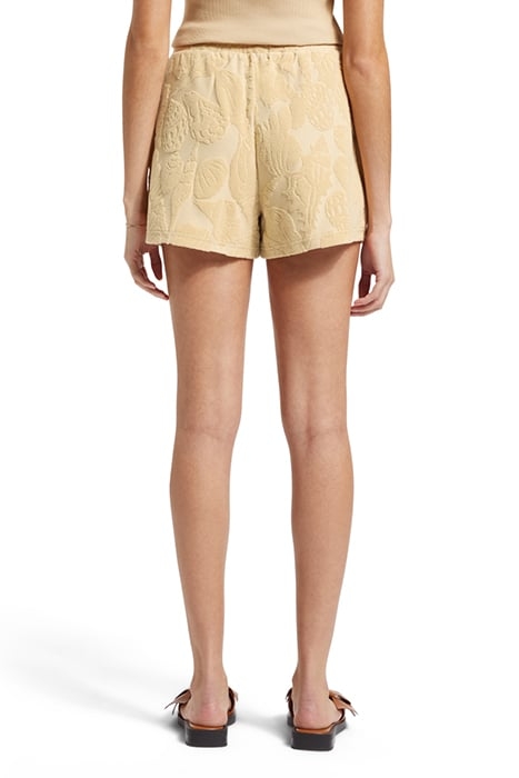 JACQUARD TOWELING SHORTS MOCCA 2