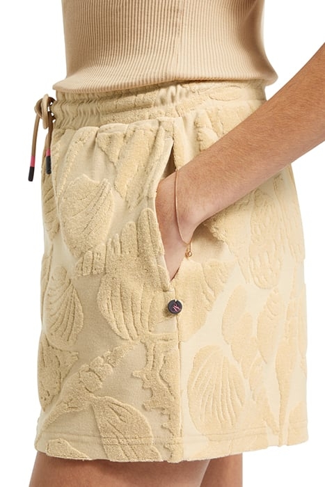 JACQUARD TOWELING SHORTS MOCCA 7