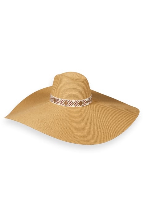 BIG STRAW HAT WITH STRAP SEASTONE 2