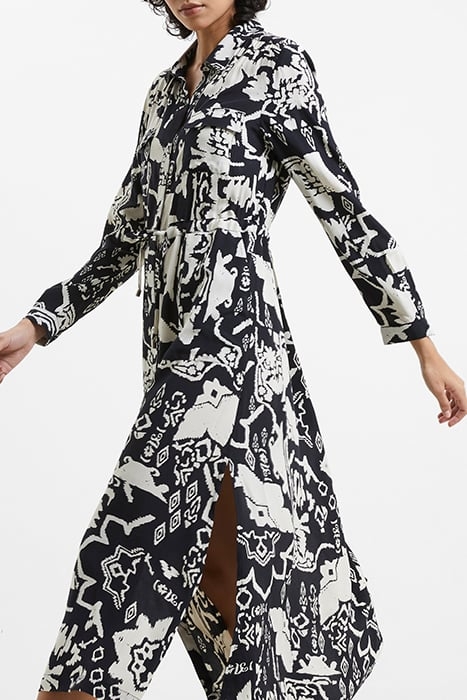 DEON DELPH DRAPE DRS BLACK/CREAM 3