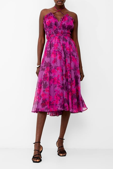 ARLA HALLIE CRINKLE DRESS MEADOW MAUVE 1