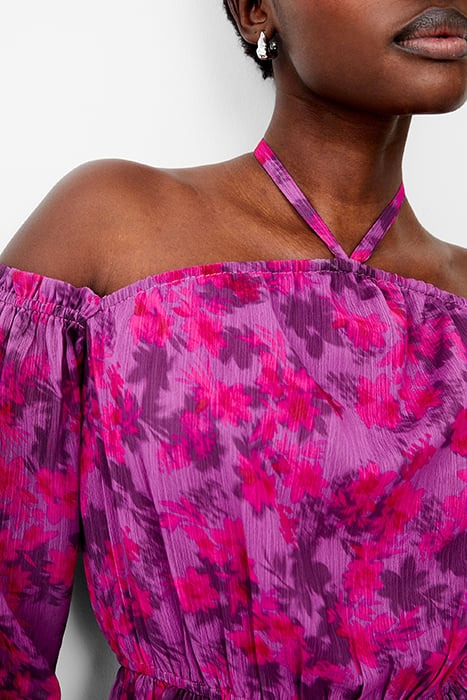 ARLA HALLIE CRINKLE BLOUSE MEADOW MAUVE 4