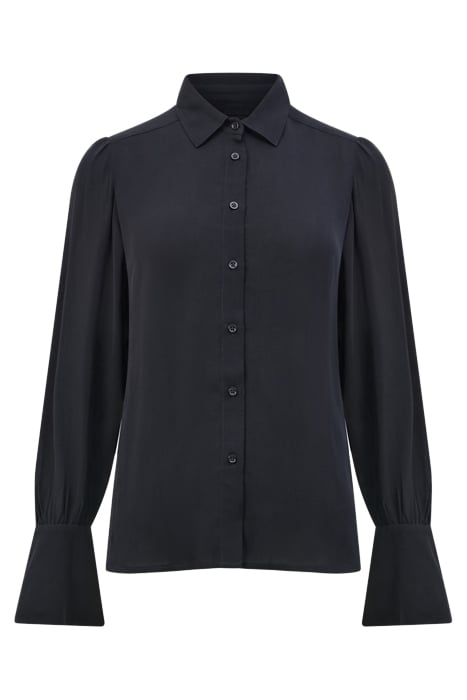 CREPE SHIRT L/S BLACK 1