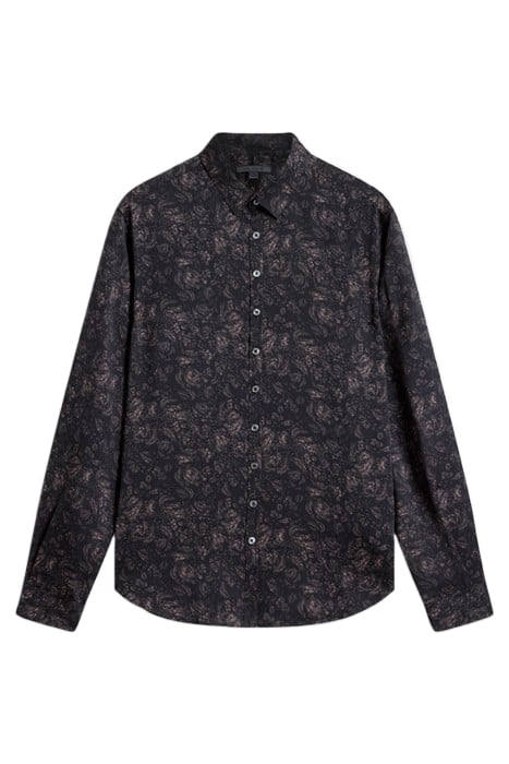 SLIM FIT MULTI BUTTON SHIRT MAUVEWOOD 2