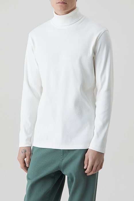 TURTLENECK LONGSLEEVE T-SHIRTS MARBLE WHITE 1