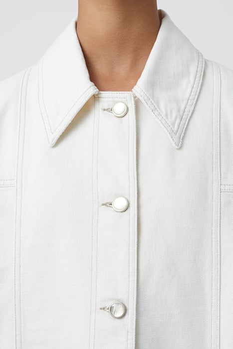 JACKET WITH SEAMING DETAILS JACKETS & COATS CREME 5