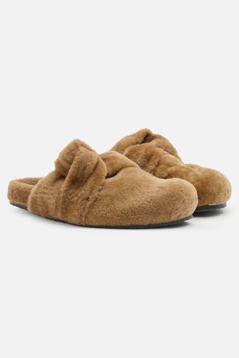 SLIPPER SHOES BROWN MARBLE 3