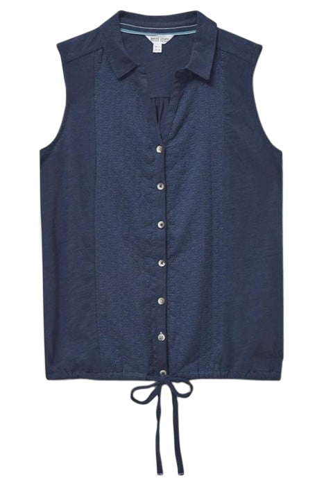 FLOWING GRASSES JERSEY SHIRT FRENCH NAVY 2