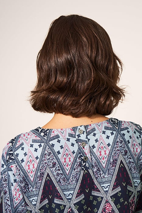 MILA TOP NAVY MULTI 6