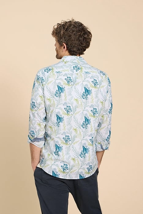 CRAB PRINTED SHIRT WHITE PRINT 2