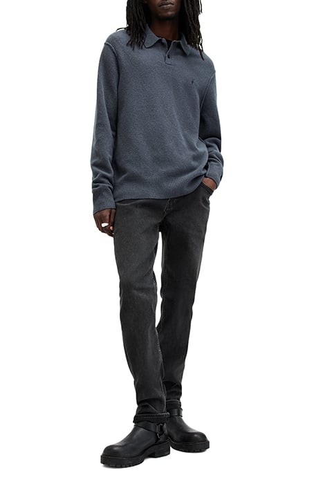 STATTEN LS POLO SMITH BLUE 3