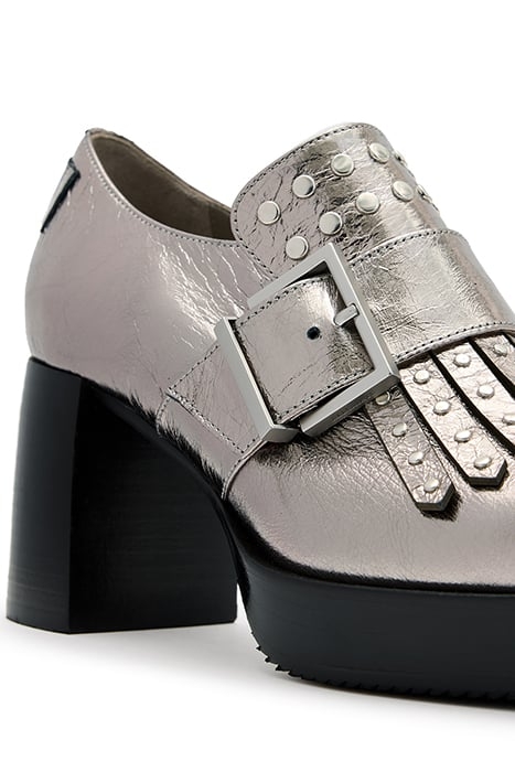 ZIA STUD LOAFER GUNMETAL GREY 7