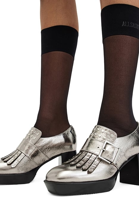 ZIA STUD LOAFER GUNMETAL GREY 2