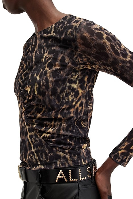 EDANA MESH TOP JINX GOLDEN BROWN 6