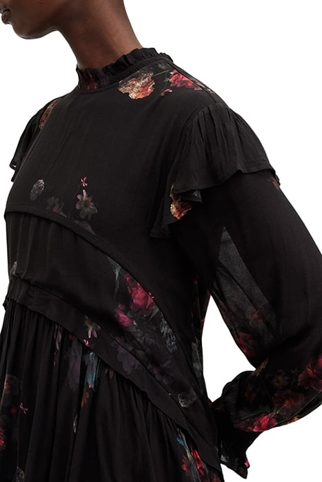 CAVARLY LS MAXI DRES MORTEM BLACK 7