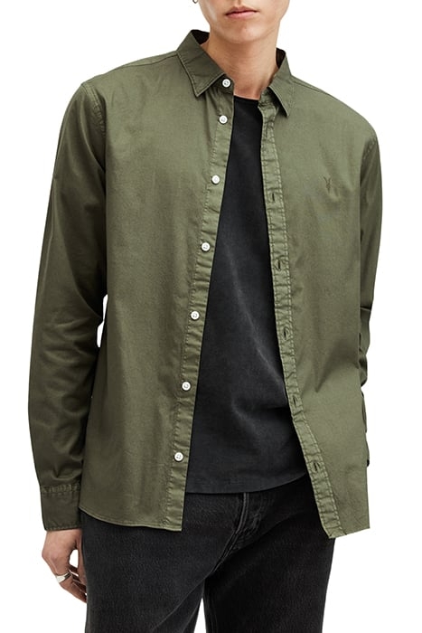 HAWTHORNE LS SHIRT FLEUR GREEN 1