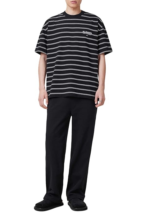 UNDERGRND STRIPE SS JET BLK/CHALK WHT 3