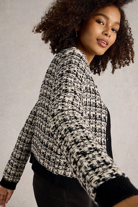 KELLY CARDI BLACK MULTI 5