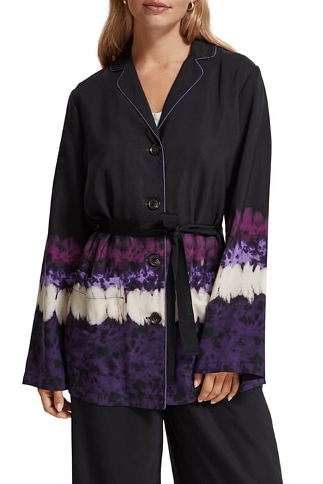 DIP DYE STRIPE PYJAMA BLAZER DIP DYE STRIPE 1