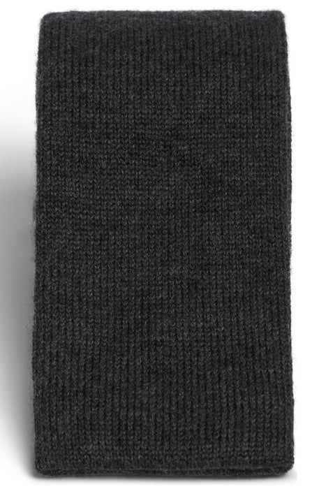 DARK GREY KNITTED KNITTED TIE 3