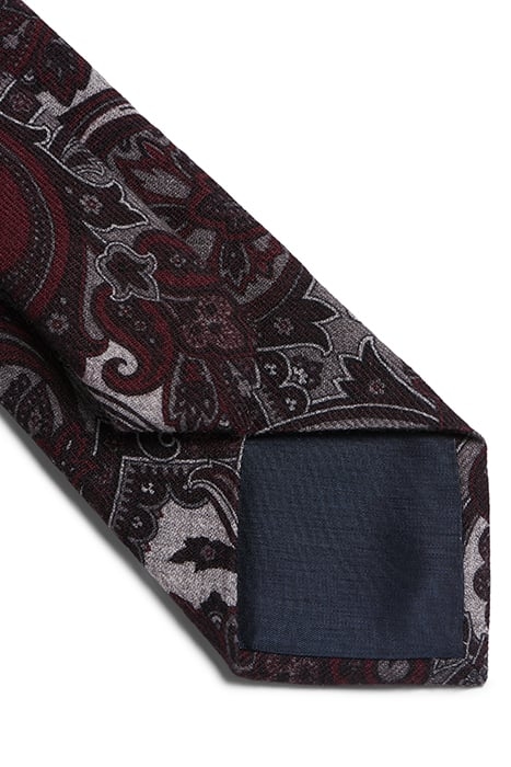 DARK RED PAISLEY PAISLEY TIE 3