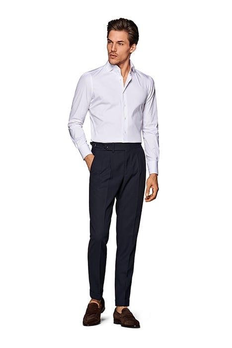 WHITE POPLIN EXTRA SLIM FIT SHIRT 5