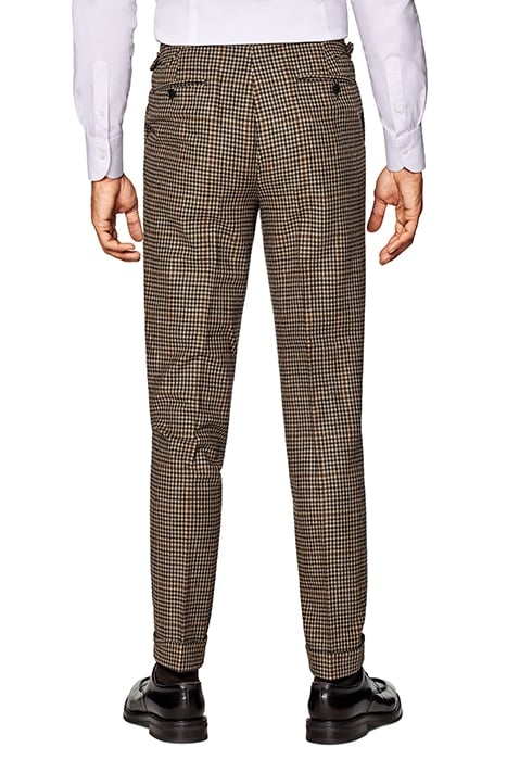 MID BROWN HOUNDSTOOTH TAILORED FIT HAVANA SUIT 6