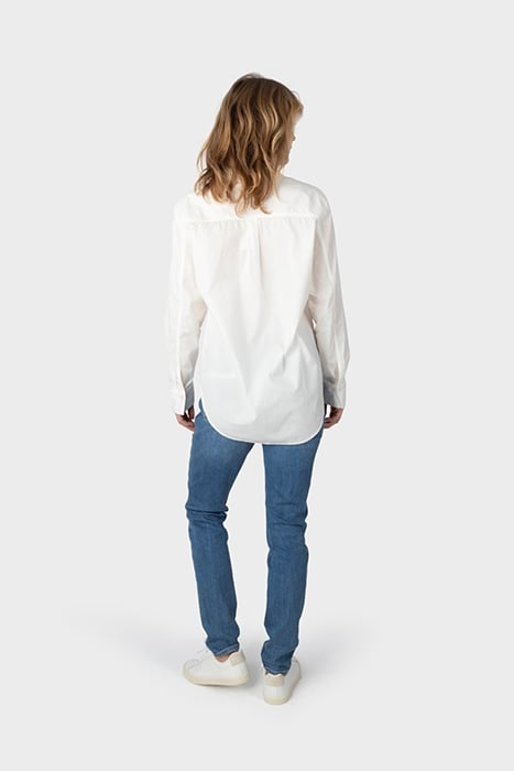 BLOUSE WOVEN LONG SLEEVES CLOUD DANCER 4