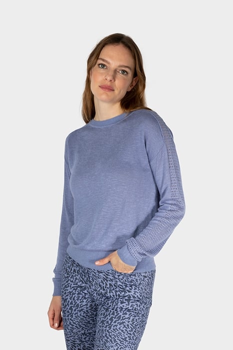 PULLOVER LONG SLEEVES BLUE ICE 1