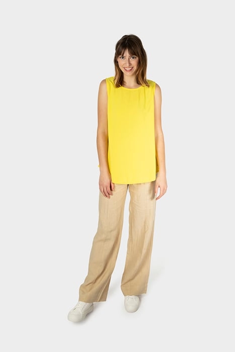 SLEEVELESS T-SHIRT VIBRANT YELLOW 3