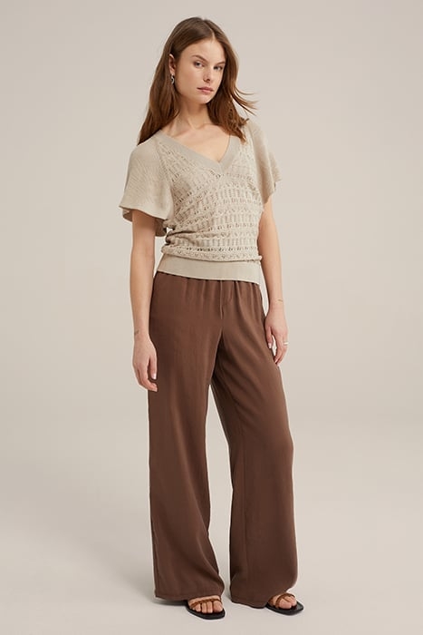 KNITTED PULLOVER BEIGE 3