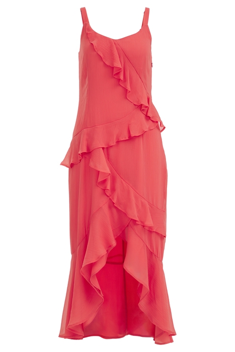 DRESS MID LENGTH CORAL PINK 3